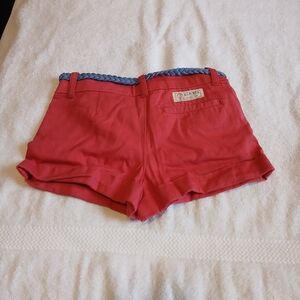 Ralph Lauren Kids Red High Waist Shorts